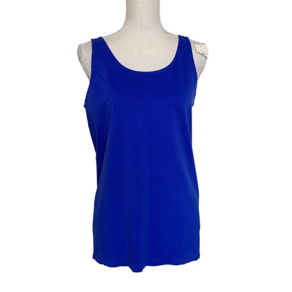 Cato Tops - NWT  CATO   VARSITY BLUE TANK TOP     PLUS SIZE: 18